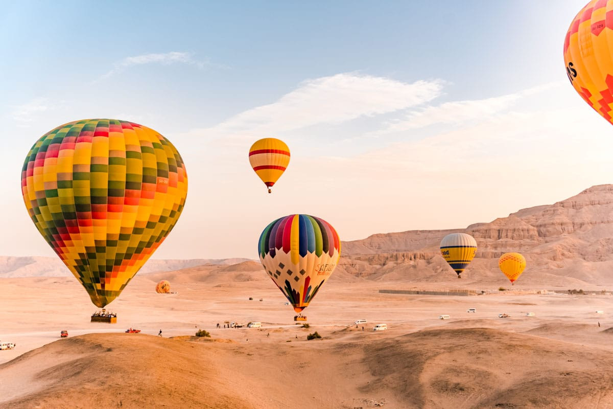 luxor trip with hot air balloon